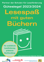 Ausgezeichnete Buchhandlung des Leseforums Bayern 2023/24 Gütesiegel 2023/24